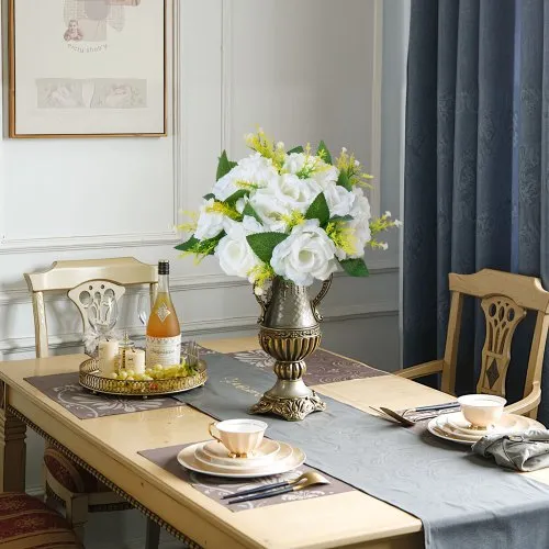 Fake Flowers for the Dining Table: Everyday Centerpiece Ideas